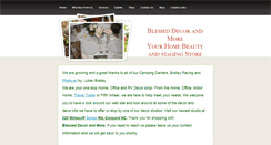 Desktop Screenshot of blesseddecor.weebly.com