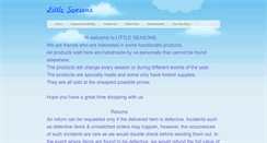 Desktop Screenshot of littleseasons.weebly.com