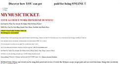 Desktop Screenshot of mymusicticketrocks.weebly.com