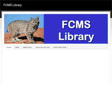 Tablet Screenshot of fcmslibrary.weebly.com