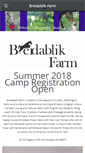 Mobile Screenshot of breidablikfarm.weebly.com