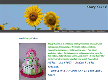 Tablet Screenshot of koolkrazykakes.weebly.com