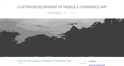 Desktop Screenshot of customhobileapp.weebly.com