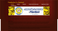 Desktop Screenshot of fundacionlaamistad.weebly.com