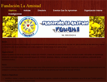 Tablet Screenshot of fundacionlaamistad.weebly.com