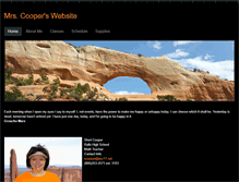 Tablet Screenshot of mrscooperwebsite.weebly.com