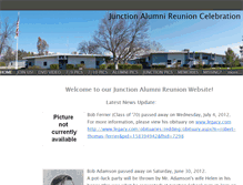 Tablet Screenshot of junctionalumnireunion.weebly.com