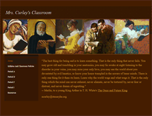 Tablet Screenshot of mrscurleysclassroom.weebly.com