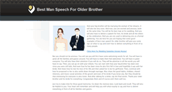 Desktop Screenshot of bestmanspeechforolderbrother.weebly.com