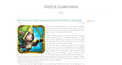 Desktop Screenshot of castleclashhack75.weebly.com