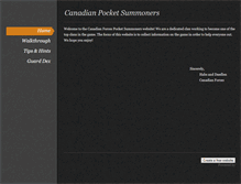 Tablet Screenshot of canadianpocketsummoners.weebly.com