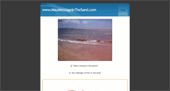 Desktop Screenshot of mauimessageinthesand.weebly.com