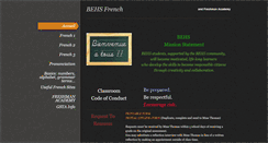 Desktop Screenshot of behsfrench.weebly.com