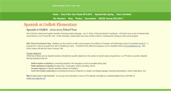 Desktop Screenshot of gullettspanish.weebly.com