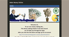 Desktop Screenshot of profitmade.weebly.com