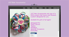 Desktop Screenshot of jlehairaccessories.weebly.com