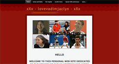 Desktop Screenshot of lovevadimjaclyn.weebly.com