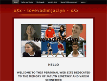 Tablet Screenshot of lovevadimjaclyn.weebly.com