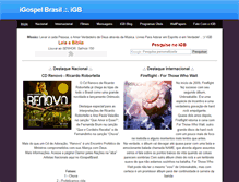 Tablet Screenshot of igospelbrasil.weebly.com