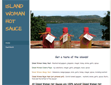 Tablet Screenshot of islandwomanhotsauce.weebly.com