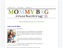 Tablet Screenshot of mommybagmarketingnews.weebly.com