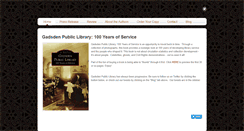 Desktop Screenshot of gadsdenlibrary.weebly.com