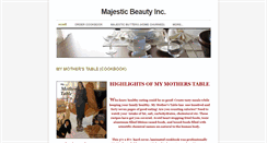 Desktop Screenshot of majesticbeauty.weebly.com