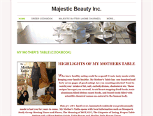 Tablet Screenshot of majesticbeauty.weebly.com