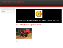 Tablet Screenshot of jeffersonforestsoftball.weebly.com
