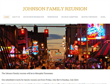 Tablet Screenshot of benjohnsonfamilyreunion.weebly.com