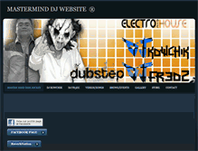 Tablet Screenshot of masterminddj.weebly.com