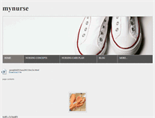 Tablet Screenshot of mynurse.weebly.com