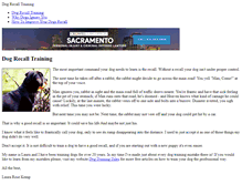 Tablet Screenshot of dog-recall-training.weebly.com