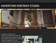 Tablet Screenshot of kapertureportraitstudio.weebly.com