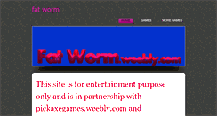 Desktop Screenshot of fatworm.weebly.com