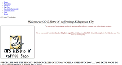 Desktop Screenshot of cosbistrocoffeeshop.weebly.com