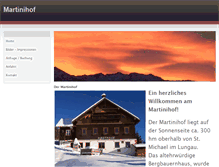 Tablet Screenshot of martinihof.weebly.com