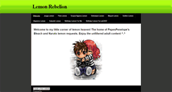 Desktop Screenshot of lemonrebelion.weebly.com