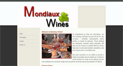 Desktop Screenshot of mondiauxwines.weebly.com