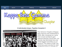 Tablet Screenshot of kappabetagamma-omicron.weebly.com