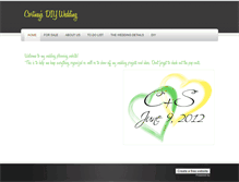 Tablet Screenshot of cortneysdiywedding.weebly.com