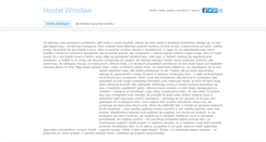 Desktop Screenshot of hostelwroclaw.weebly.com