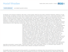 Tablet Screenshot of hostelwroclaw.weebly.com