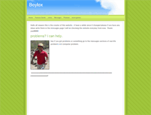 Tablet Screenshot of boylox.weebly.com