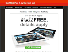 Tablet Screenshot of getfreeipad2.weebly.com