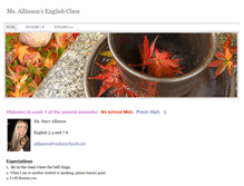 Tablet Screenshot of msallinson.weebly.com