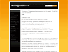 Tablet Screenshot of musicappsforlearning.weebly.com