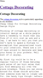 Mobile Screenshot of cottagedecorating.weebly.com