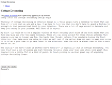 Tablet Screenshot of cottagedecorating.weebly.com