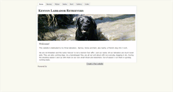Desktop Screenshot of kenyonlabradors.weebly.com